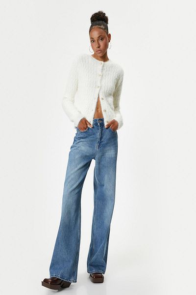 Koton Young Ecru Cardigan - 5Wal90042It