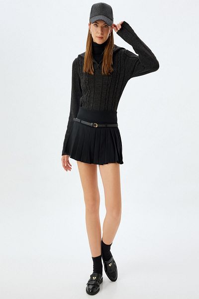 Koton Anthracite Women's Sweater 5Wak90370Ht