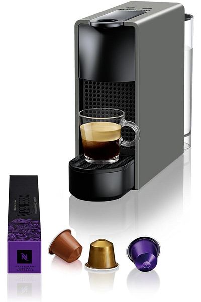 Nespresso Essenza Mini coffee machine by Nespresso, Grey - UAE Version