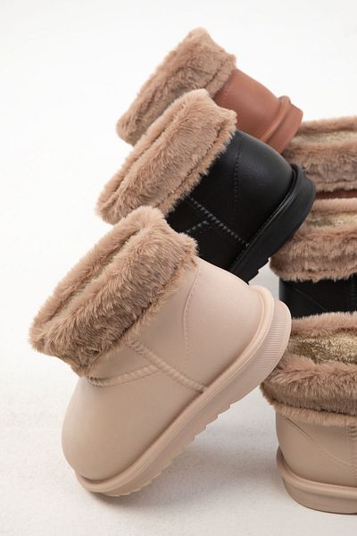 SOHO Béžové dámské kozačky - model Bootie 2003