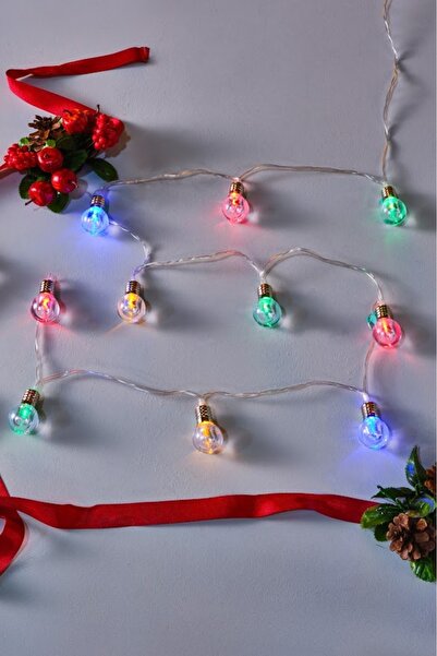 Karaca New Year Yılbaşı Ampullü Led Şerit 2 Metre