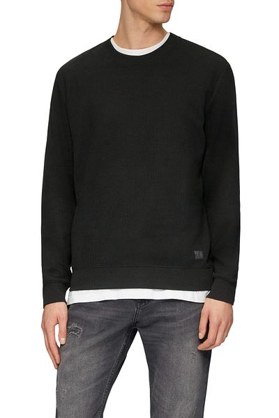 s.Oliver Casual φούτερ Jaquard Patch Label Crew-Neck