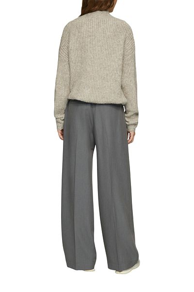 QS by s.Oliver Oversize Knitted Pullover - Alkalmi nyakú, puha anyag