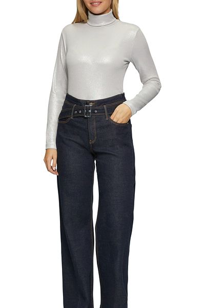 s.Oliver Tricou Slim Fit cu gât de țestoasă