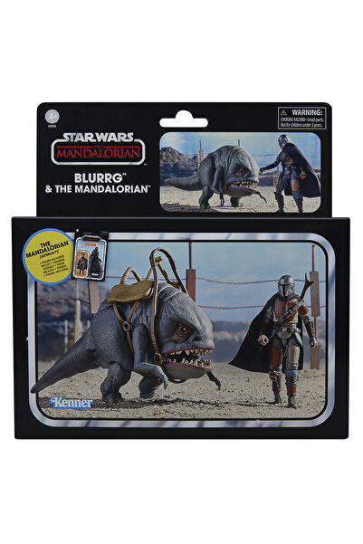 Hasbro Star Wars Vintage Collection Blurrg & The Mandalorian (The Mandalorian) İkili Figür Seti