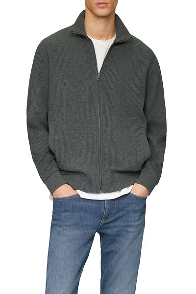 s.Oliver Casual, Jaquard, Zip, Label-Patch