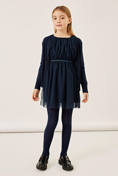 Name it Kız Çocuk Lacivert Elbise