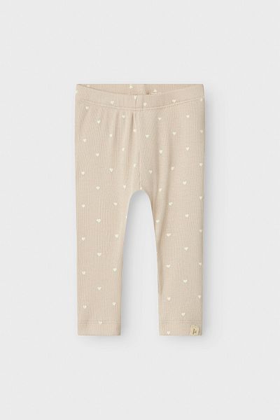 Lil' Atelier Weiße Leggings für Mädchen