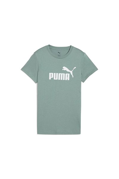 Puma رقم ESS. 1 تي شيرت بشعار - عباد الشمس الأخضر