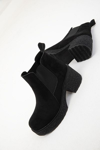 SOHO Dámské černé semišové boty - model Bootie 20083