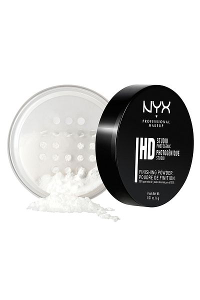 NYX Professional Makeup مسحوق التثبيت - مسحوق تشطيب الاستوديو بلمسة نهائية شفافة 6 جم800897816360