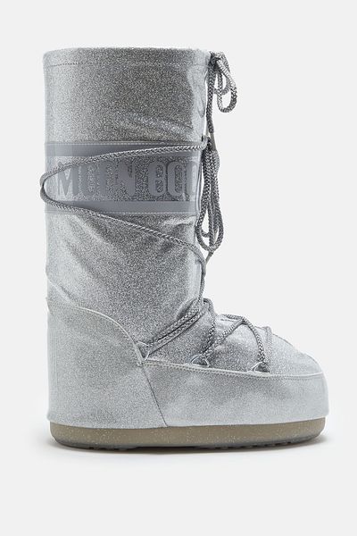 MOON BOOT MB ICON GLITTER – Hellblaue Glitzer-Ikon