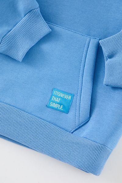 TRENDYOLKIDS Hanorac tricotat simplu pentru băiat albastru Mini Me TKDAW25SW00107