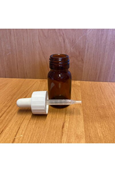 labshop41 20 Ml Plastik Damlalıklı Amber Cam Şişe , 20Cc Kahverengi Cam Şişe ...