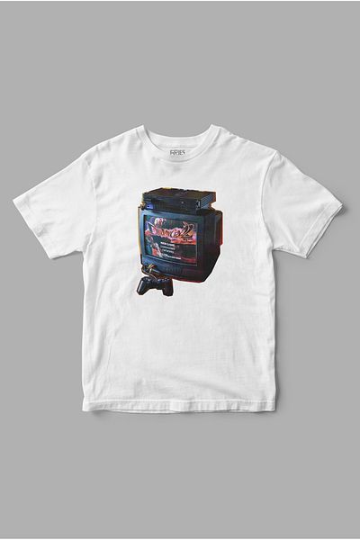 Gries Tricou cu imprimeu pentru consolă retro Devil My Cry