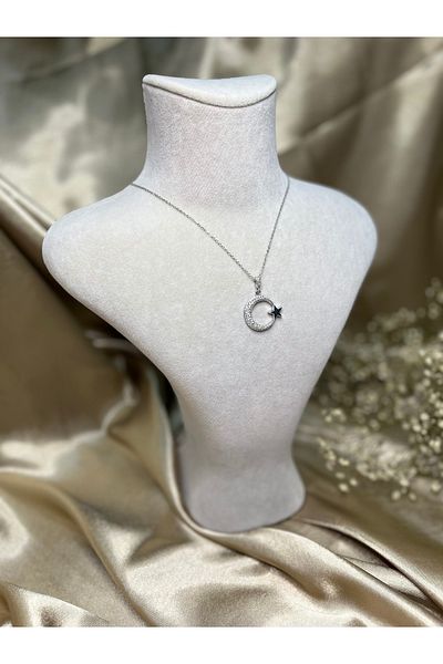 Store 316L Moon Star Necklace
