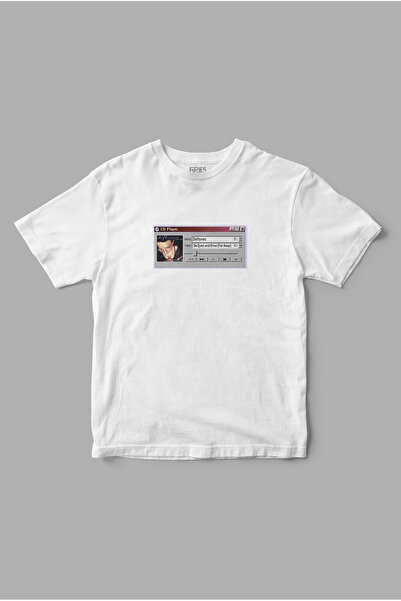 Gries تي شيرت مطبوع عليه "CD Mp3" من Deftones