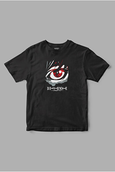 Gries Tricou imprimat Death Note "Kira Eyes".