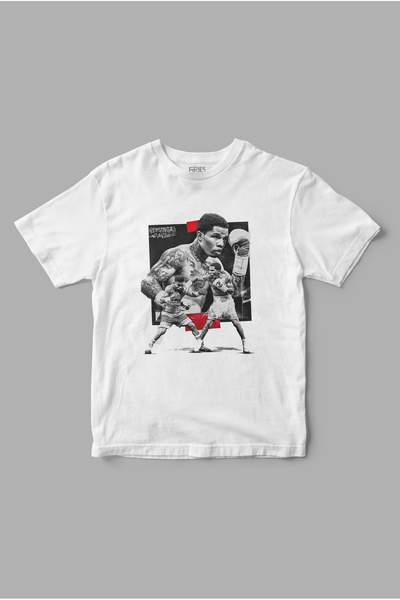 Gries Tricou cu imprimeu de luptă de box Gervanto Davies