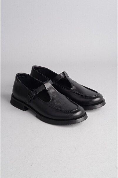 SEÇ KUNDURA حذاء رجالي نسائي من الجلد الأسود الأصلي - اختر 25100729