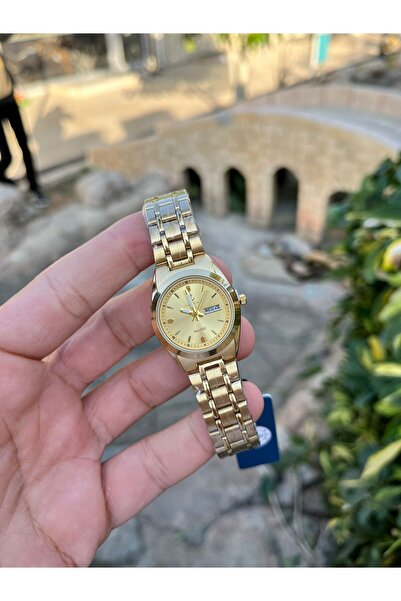 NAUTICAL Kadın Kol Saati 3 Atm Su Geçirmez Gold Renk Gold Kasa Çelik Kordon