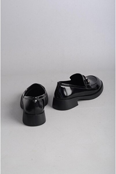 SEÇ KUNDURA Black Buckle Masculine Women's Shoes - Select 380