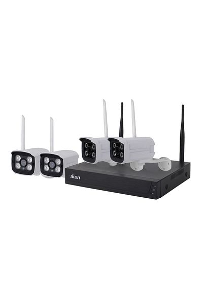 Ikon Ikon 2MP 4Channel HD WiFi NVR Kit IK-W7204