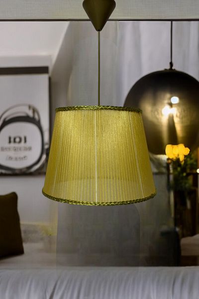 Göksu Lighting Tulle Model Pendant Lamp Chandelier Bedroom Dining Room Hall Entrance