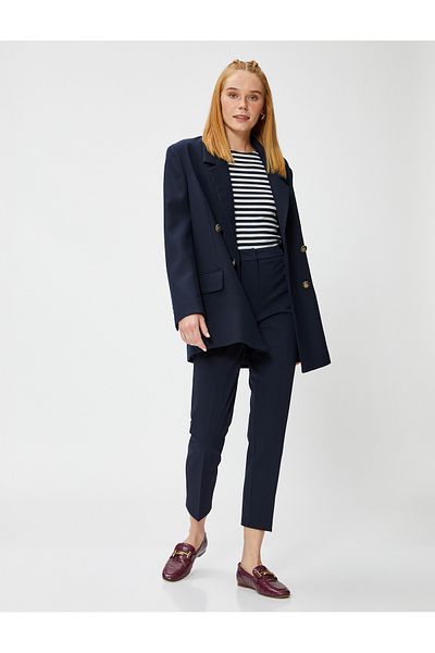 Koton Basic Cigarette Trousers Slim Fit