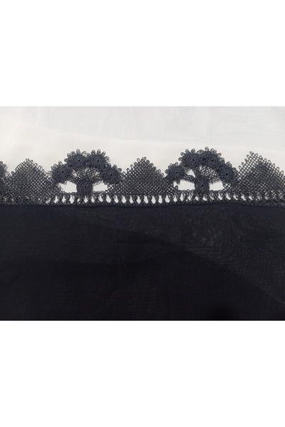 NUMİSTORE Husă de rugăciune cu cusături cu ac, culoare neagră, model cireșe, ...