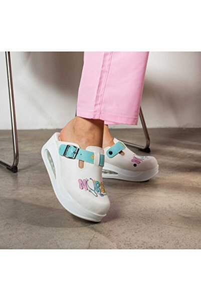 Shoerokee AIR TABAN NURSE HEMŞİRE YAZILI SEVİMLİ SABO TERLİK