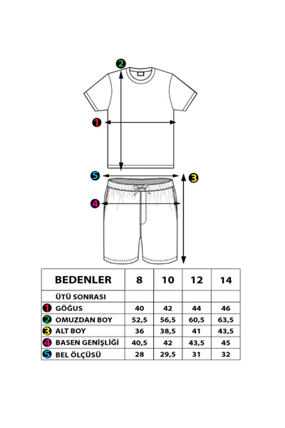 Toontoy με τύπωμα σετ για αγόρια - συνδυασμός υφασμάτων με διχτυωτή λεπτομέρεια