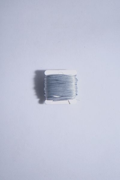 Eskişehir hobi sanat 1 mm 10 μέτρα κορδόνι αλεξίπτωτου γκρι χρώμα κολιέ βραχιόλι κοσμήματα σχέδιο κλωστή