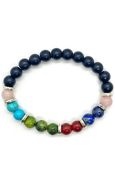 eHediyecim Natural Stone Bracelet for Zodiac Signs (Shark-Lion-Fish-Shark-Bull-Twin-Bull-Bucket-Shark-Shark-Bow-Crab)