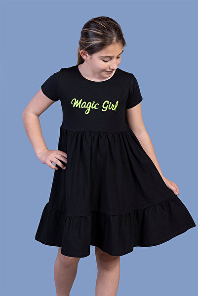 Toontoy Κορίτσι - με τύπωμα λεπτομέρεια με σούρες Φόρεμα