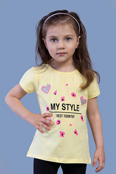 Toontoy Κοριτσίστικο μπλουζάκι Heart με τύπωμα