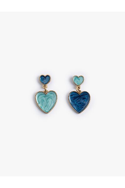 Koton Heart Dangle Earrings