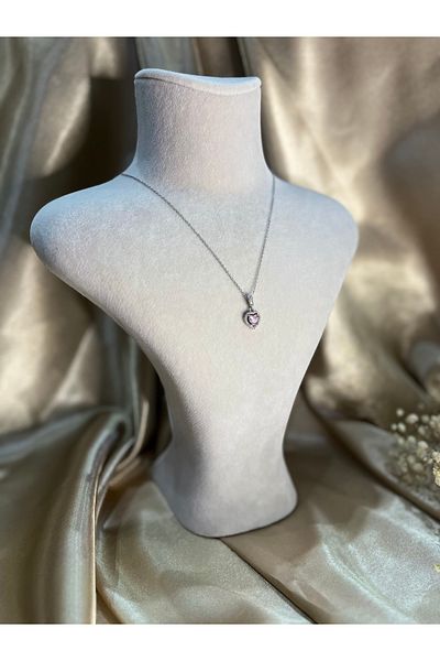 Store 316L Steel Heart Silver Necklace