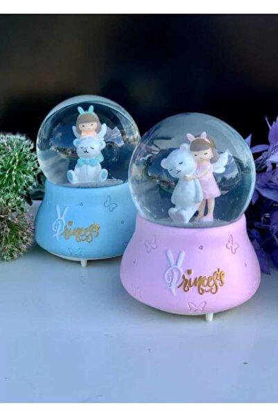 Menuzer Ayıcık Ve Kız Işıklı Müzikli & Motorlu Otomatik Kar Püskürten Büyük B...