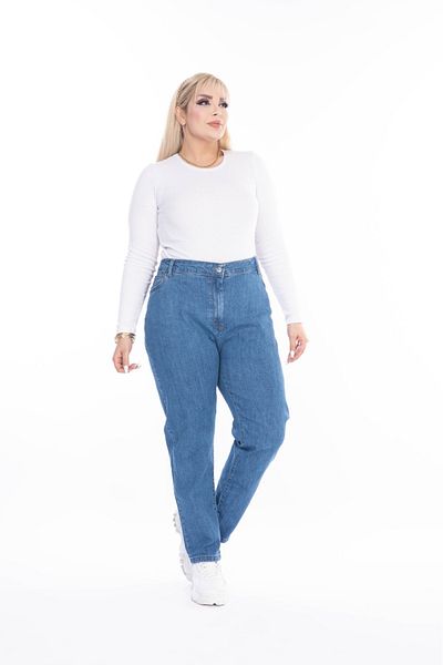 EYLÜLXXL Women's Large Size Battal Jeans Pants