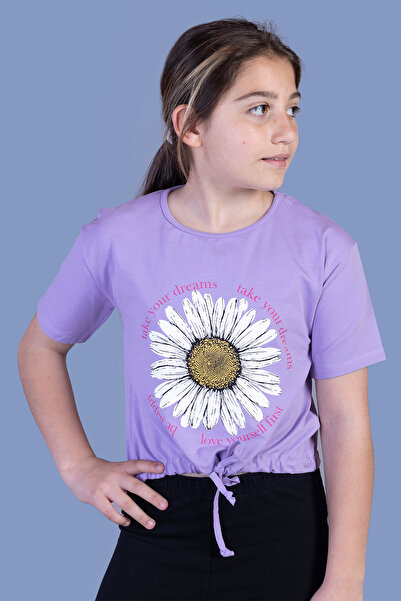 Toontoy Μπλουζάκι για κορίτσια με σχέδιο μαργαρίτα