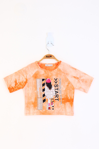 Toontoy Κορίτσι - Μπλουζάκι με μοτίβο μπατίκ με μανίκια ρεγκλάν με τύπωμα