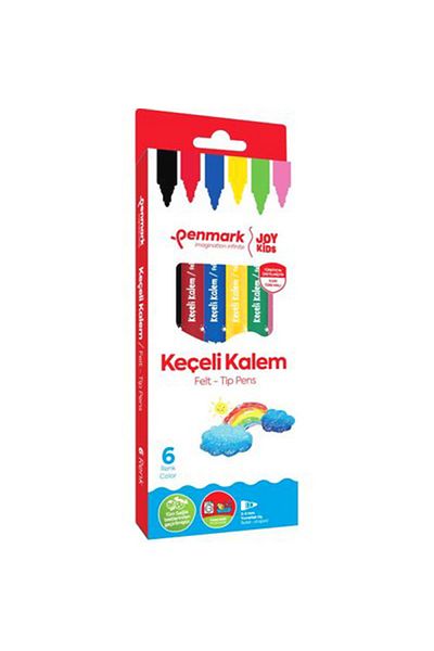 penmark 6 Colors Washable Felt Pen