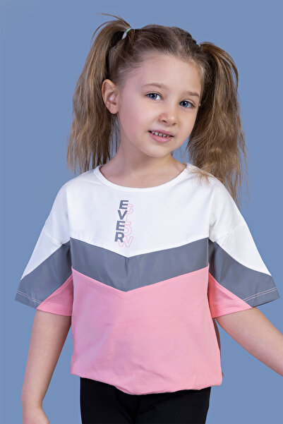 Toontoy Girl - Reflective Detailed Garnished T-Shirt