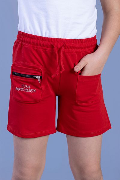 Toontoy Girl - Zippered Embroidered Shorts