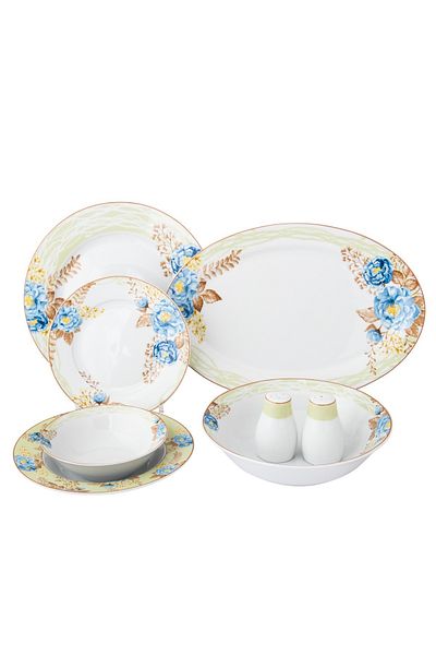Dania 28 Piece Porcelain Dinner Set 6 people