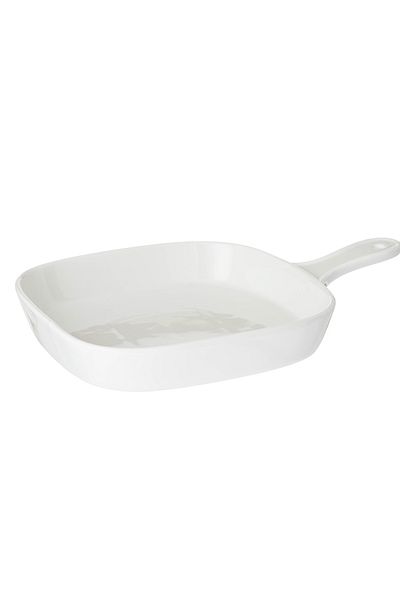 Dania Serving plate made of pure porcelain, size 21*21 cm