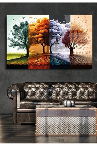 Genel Markalar Dört Mevsim Cam Tablo