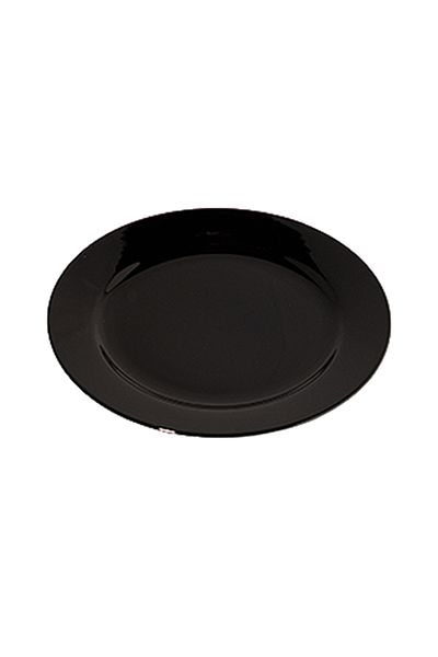 Dania 6-Piece Porcelain Plate Set Black 27cm
