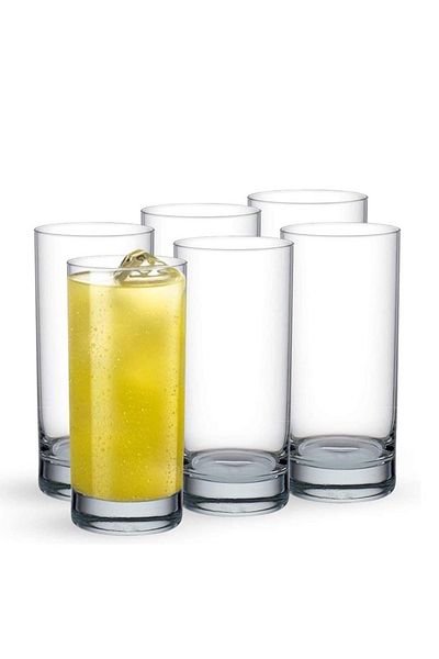 Generic 12 Pieces A Set Of Clear Glass Cups For Water And Juice Multi-Use